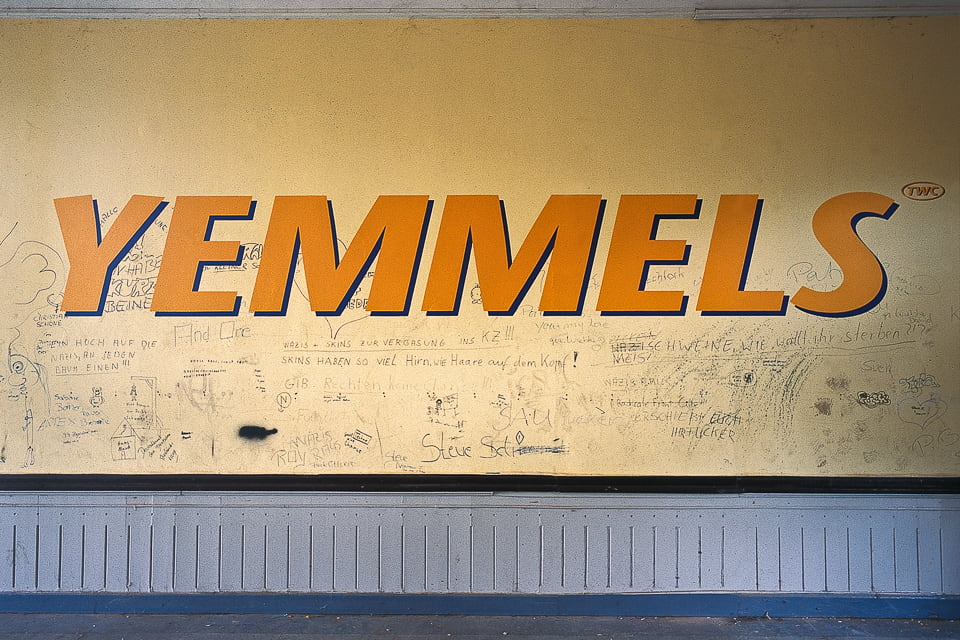 YEMMELS, a protonym by The Word Company, as wall painting