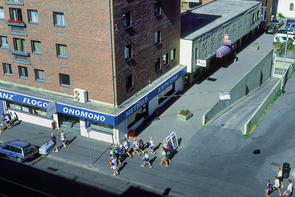 The Word Shop, Oslo 1996, signs with protonyms by The Word Company